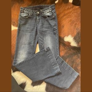 Rock & Roll Cowgirl Denim Flare Trousers